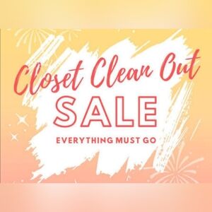 Closet Clean Out Sale Poster